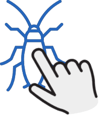 Finger tapping on pest